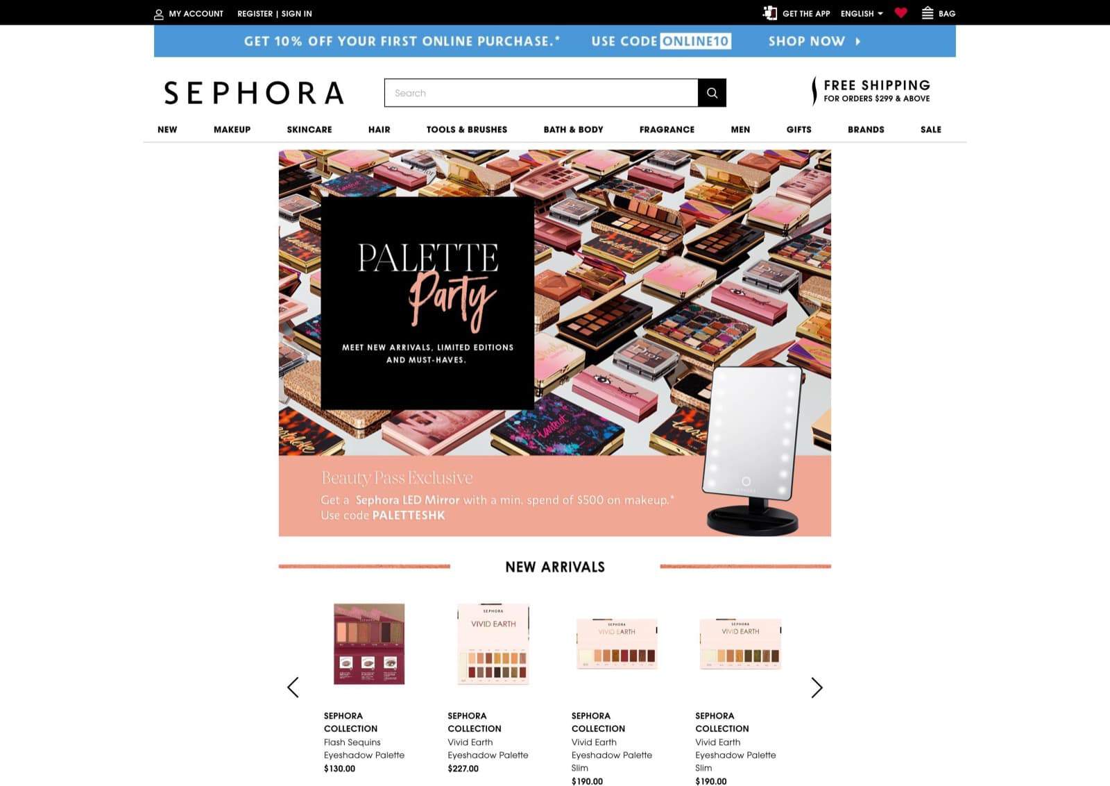 精選慳家人優惠推介：Sephora 買化妝品滿$500送專業LED化妝鏡優惠碼＞即刻去睇睇優惠詳情啦！