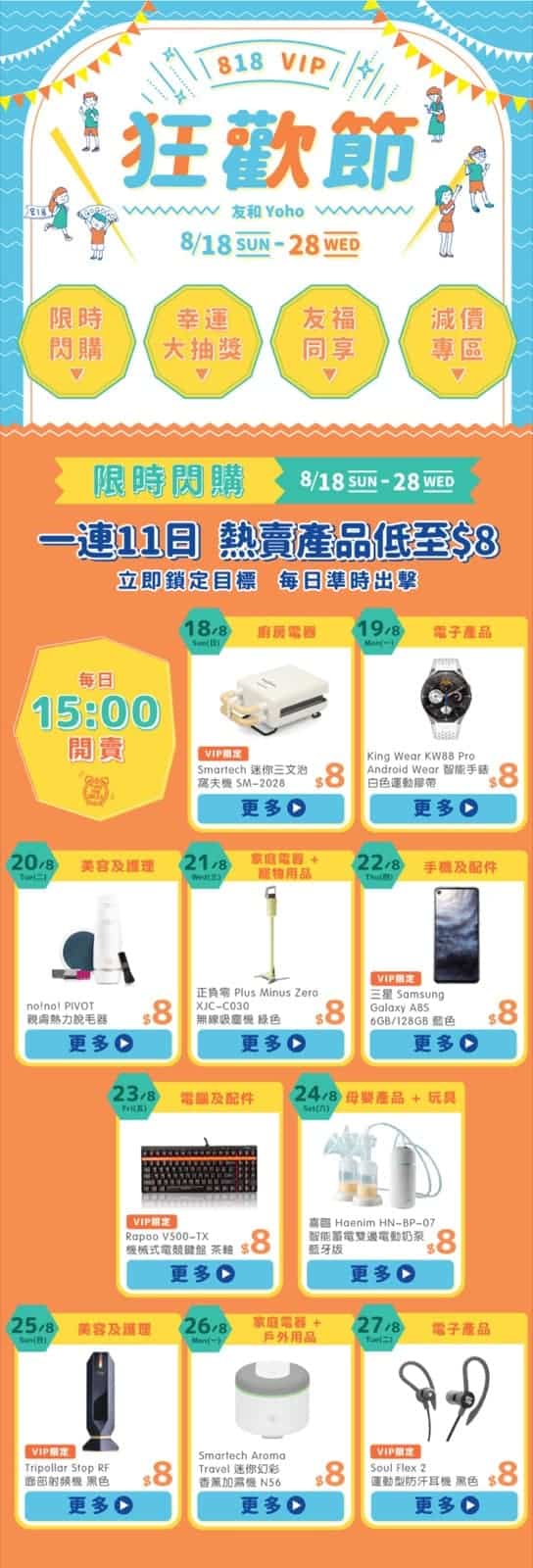 夏日熱搶以色列美容品牌Tripollar系列：YOHO 818 狂歡節 皇牌產品STOP射頻美容儀 更低至$8發售：第6張圖片/優惠詳情
