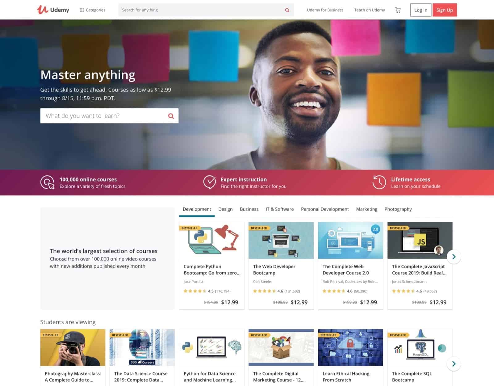 精選慳家人優惠推介：Udemy 2019年8月優惠碼：所有課程低至US$9.99＞即刻去睇睇優惠詳情啦！