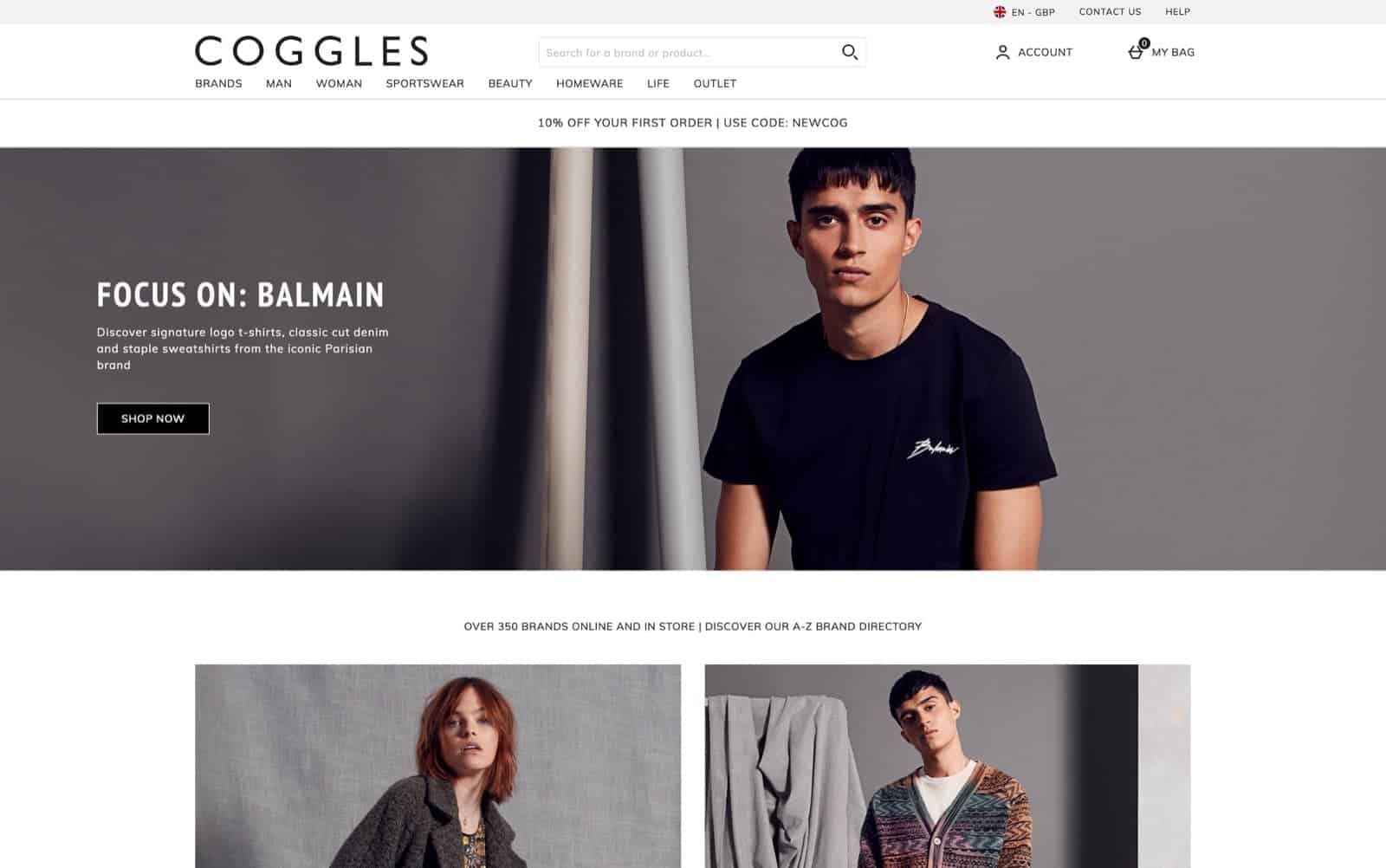 精選慳家人優惠推介：Coggles 2019年10月大減價優惠碼：Kenzo, Balmain, MCQ都有優惠呀！＞即刻去睇睇優惠詳情啦！