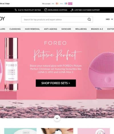 英國美容儀網 CurrentBody 買 Foreo/NuFACE/Clarisonic/Philips 行貨：超平＋免費直送