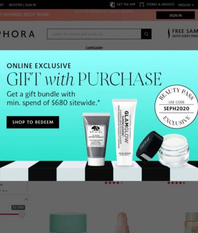 Sephora 2020年3-4月大減價＋送豪華禮品優惠碼