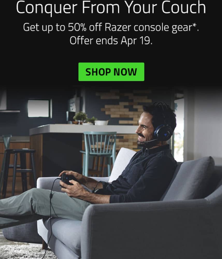 精選慳家人優惠推介：[防疫必備] 雷蛇 Razer 電競設備低至5折優惠＞即刻去睇睇優惠詳情啦！