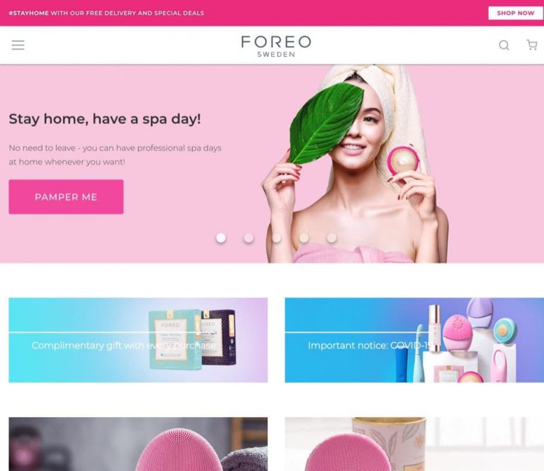 FOREO 官網Stay Home 額外9折優惠