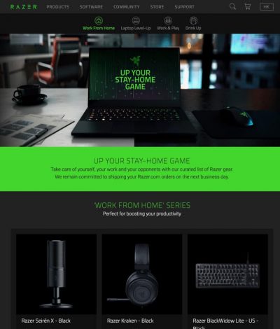 [防疫必備] 雷蛇 Razer 電競設備 送 Team Razer V2 Keychain 優惠碼