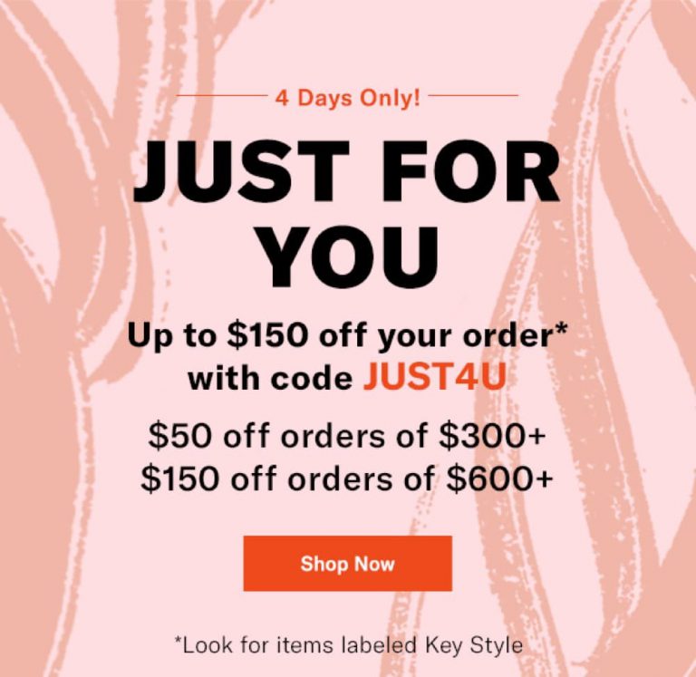 [快閃] Shopbop 春/夏 Key Style即減US$150優惠碼