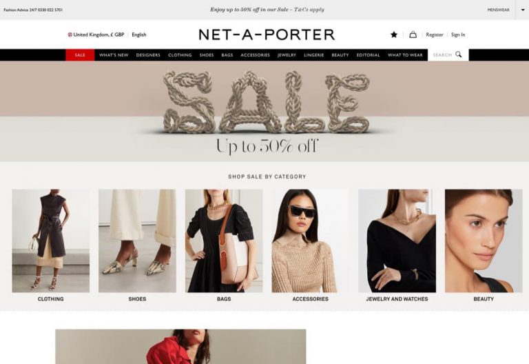 NET-A-PORTER.com 半年一度低至5折減價優惠