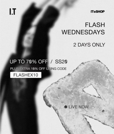 I.T eshop Flash Wednesdays 低至3折＋額外9折優惠碼