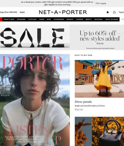 NET-A-PORTER.com SPEND TO SAVE優惠：買滿$5000即取$500優惠碼