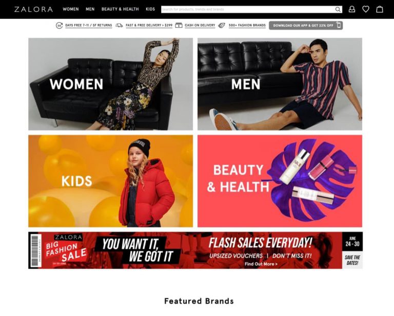 ZALORA 全網額外78折優惠碼