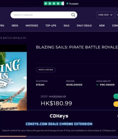 CDKeys.com 買《Blazing Sails: Pirate Battle Royale》/《Kingdoms of Amalur: Re-reckoning》/《Necromunda: Underhive Wars》/《模擬市民4》低至在一折優惠