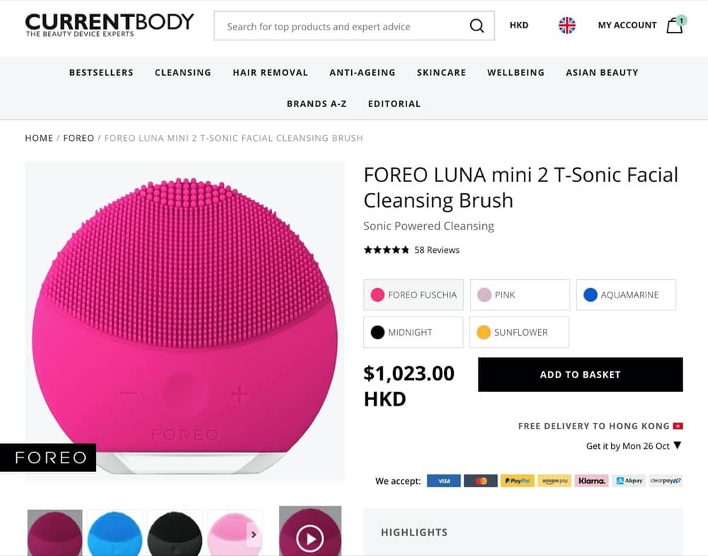 精選慳家人優惠推介：Foreo Luna Mini 2 限時優惠碼：只需$714＋免運費＞即刻去睇睇優惠詳情啦！