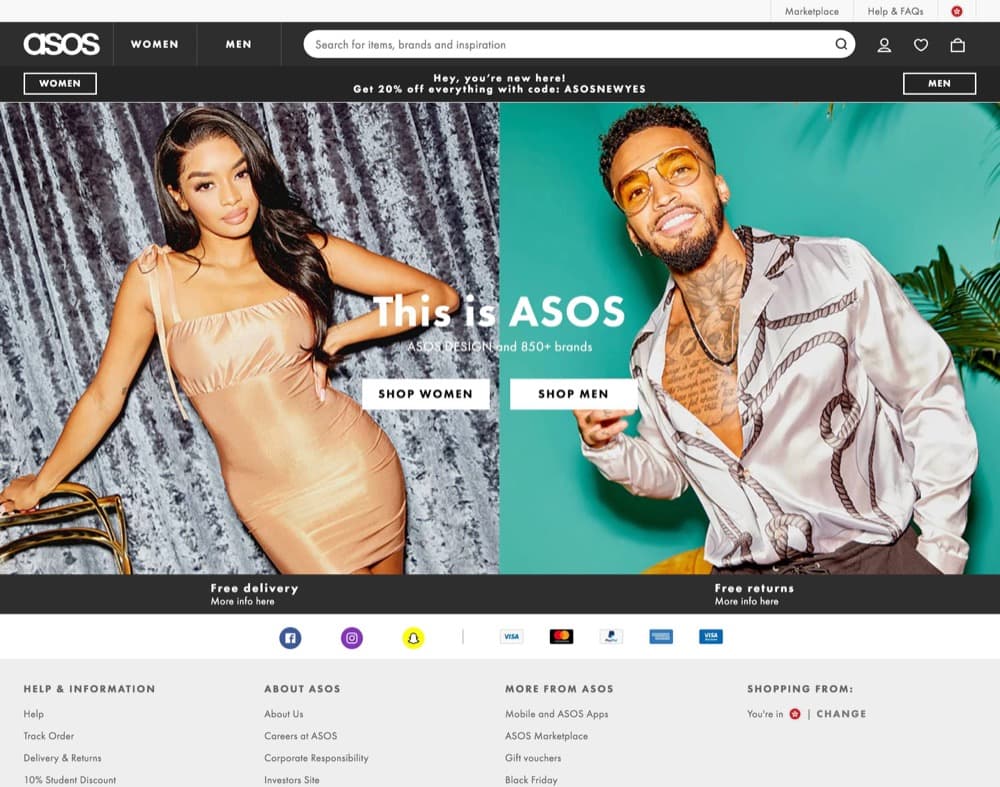 精選慳家人優惠推介：[快閃] ASOS 減價貨品額外85折優惠碼＞即刻去睇睇優惠詳情啦！