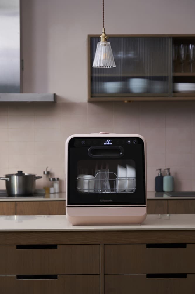 [新] Rasonic 升級版 淺玫瑰粉紅色Mini Cube洗碗碟機