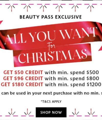 Sephora 聖誕Merry Markdown低至3折優惠