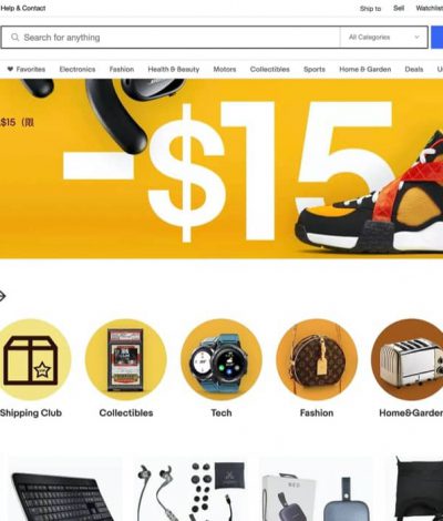 eBay 2021年1月限時即減US$15優惠碼