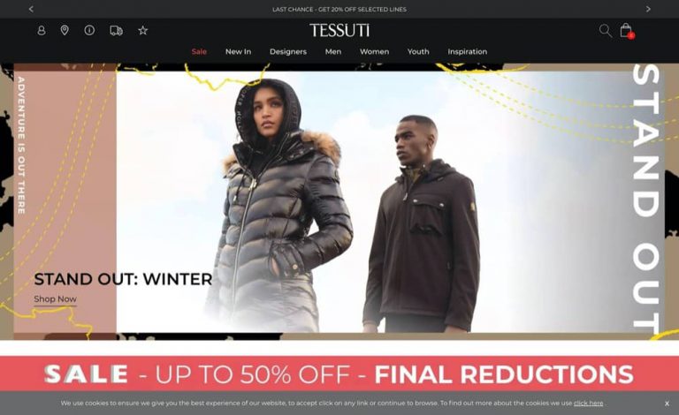 Tessuti 新年優惠：減價貨低至5折＋額外9折優惠碼