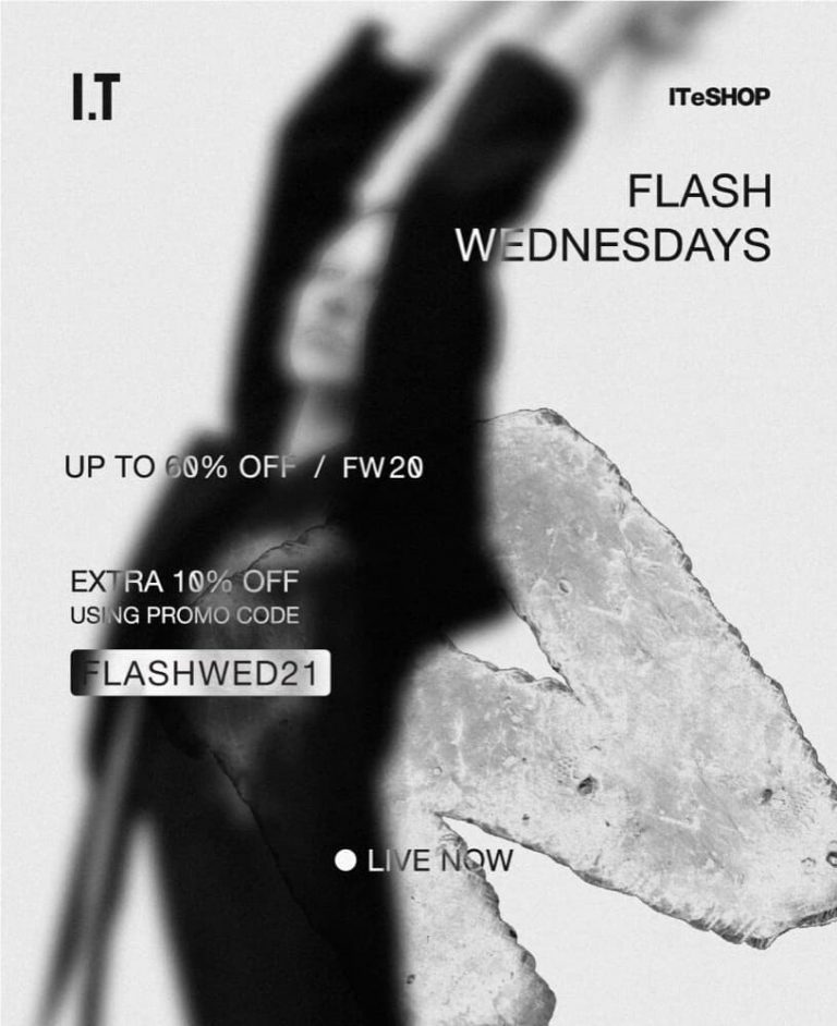 [快閃] I.T eshop Flash Wednesdays 低至4折優惠＋額外9折優惠碼