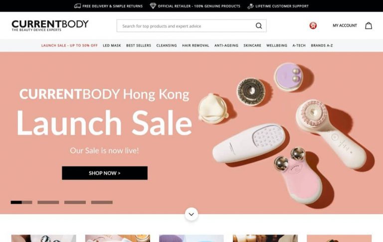 CurrentBody 香港官網 快閃 優惠碼：Foreo /  NuFACE 平過官網超多！