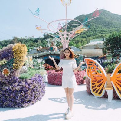 海洋公園舉辦期間限定「蝶舞花旅」展覽