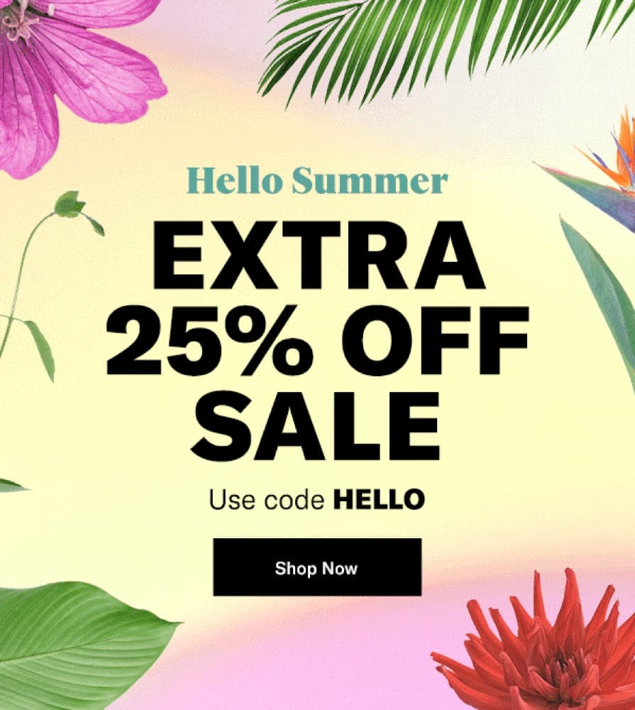精選慳家人優惠推介：Shopbop / EastDane 推Hello Summer額外75折優惠碼＞即刻去睇睇優惠詳情啦！