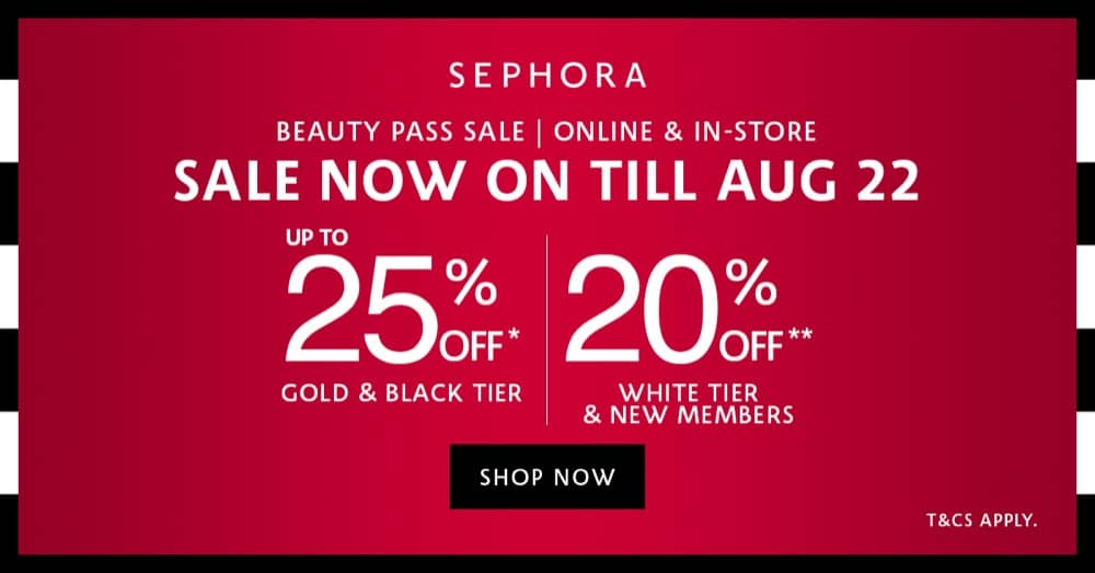 精選慳家人優惠推介：Sephora Beauty Pass會員專屬優惠：低至75折＞即刻去睇睇優惠詳情啦！