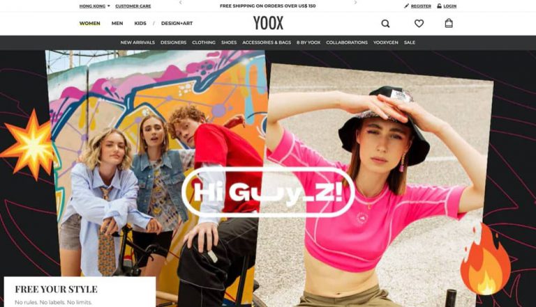 YOOX 夏日勁減低至2折優惠