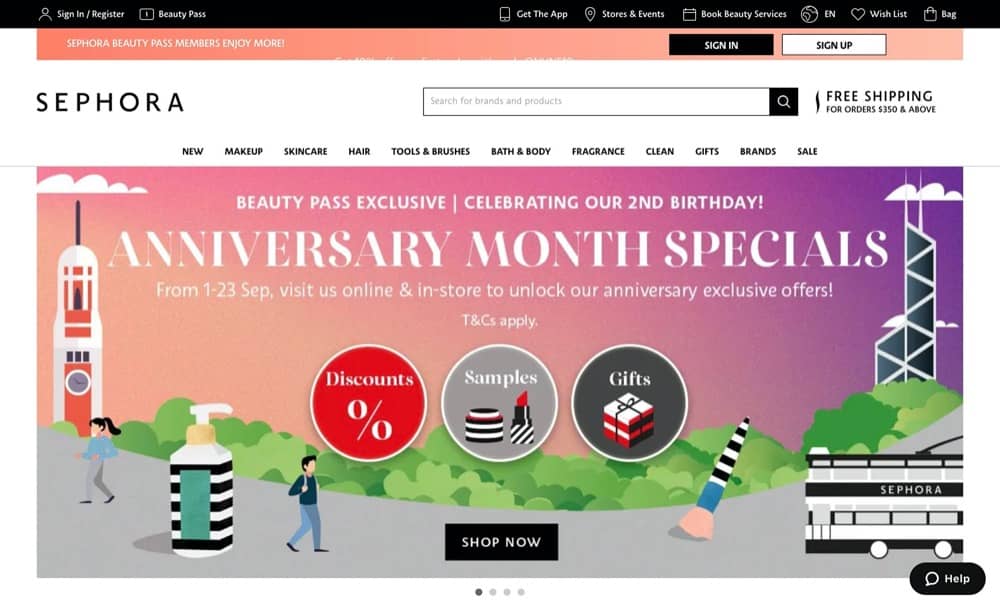 精選慳家人優惠推介：Sephora 兩週年優惠：每日精選品牌額外8折優惠，ghd/tarte/Briogeo等都有得減！＞即刻去睇睇優惠詳情啦！