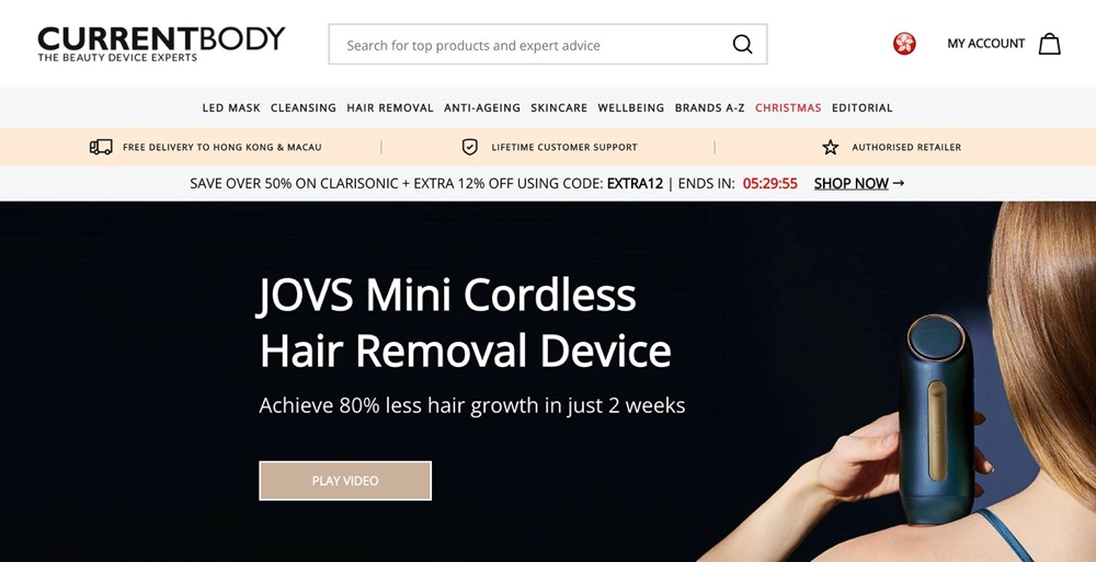 精選慳家人優惠推介：JOVS Mini無痛脫毛儀 X CurrentBody 額外7折快閃優惠碼：折實只需$1766＞即刻去睇睇優惠詳情啦！