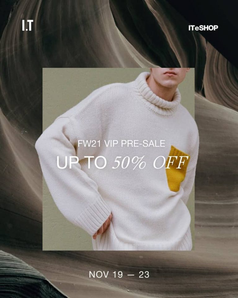 ITeSHOP 黑五預熱VIP優惠：FW21產品低至5折