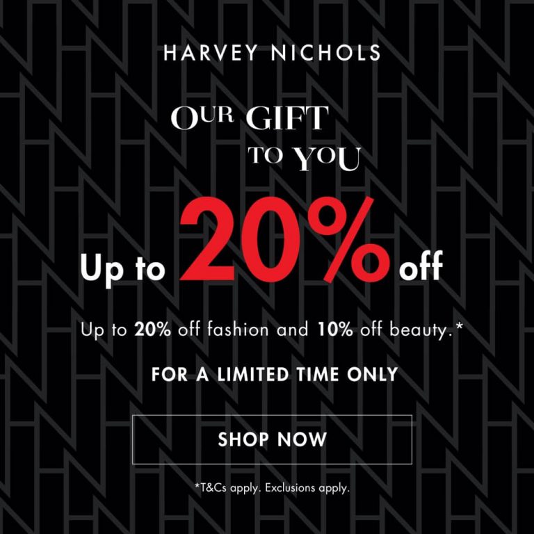 HARVEY NICHOLS Black Friday優惠：全網低至8折優惠 慳家網購懶人包
