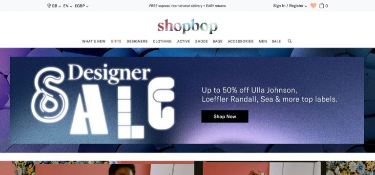 Shopbop Black Friday優惠碼：額外7折優惠