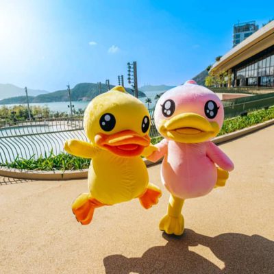 香港海洋公園水上樂園聖誕B.Duck主題佈置