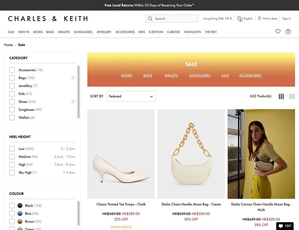 精選慳家人優惠推介：CHARLES & KEITH 小CK 7月清貨大減價低至7折優惠＞即刻去睇睇優惠詳情啦！