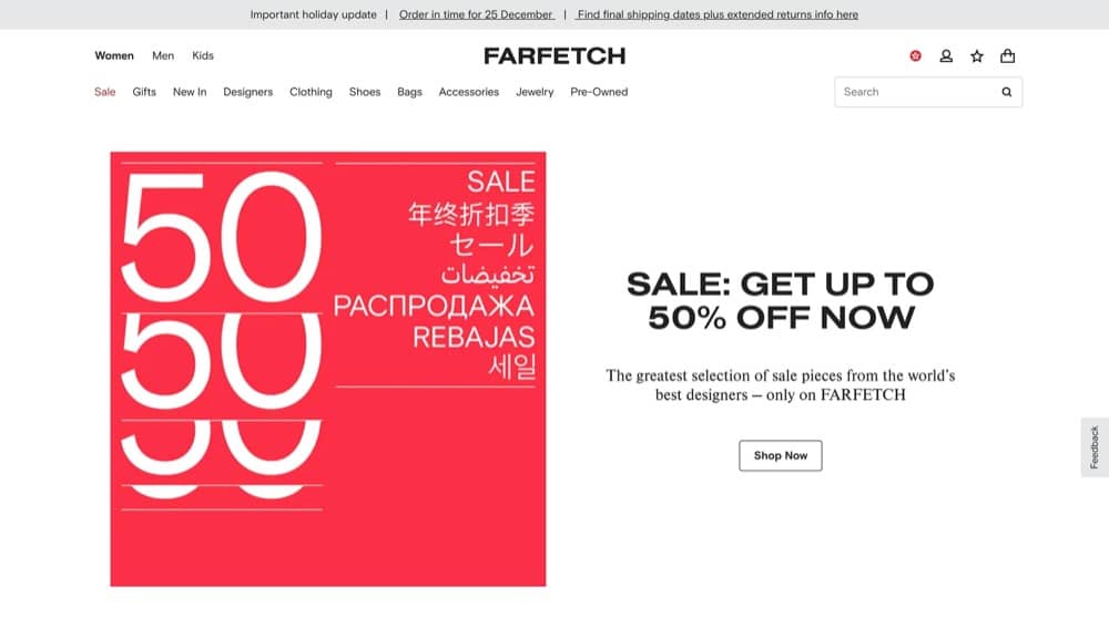 精選慳家人優惠推介：FARFETCH 聖誕折 AW21 低至5折優惠10大必買推介＞即刻去睇睇優惠詳情啦！