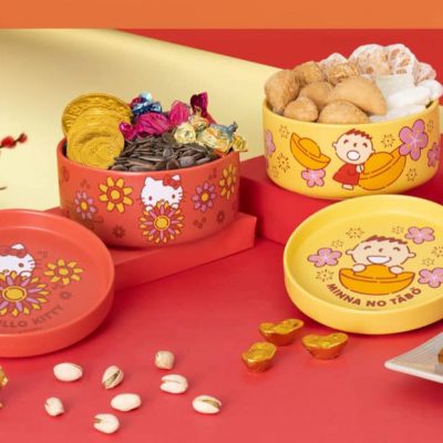 7-Eleven x Sanrio characters 新年別注版盤滿缽滿碗碟套裝