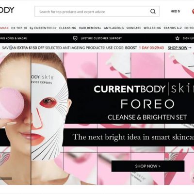 CurrentBody 香港官網一週年低至75折優惠碼：TriPollar, JOVS, NuFace, Foreo, Clarisonic 超抵