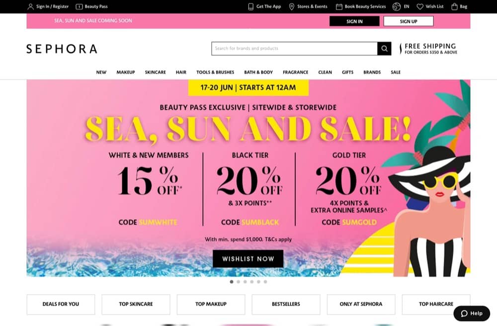 精選慳家人優惠推介：Sephora Beauty 全網低至8折優惠碼＞即刻去睇睇優惠詳情啦！