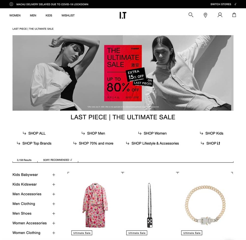 精選慳家人優惠推介：[額外85折] ITeSHOP Ultimate Sale折上折＞即刻去睇睇優惠詳情啦！