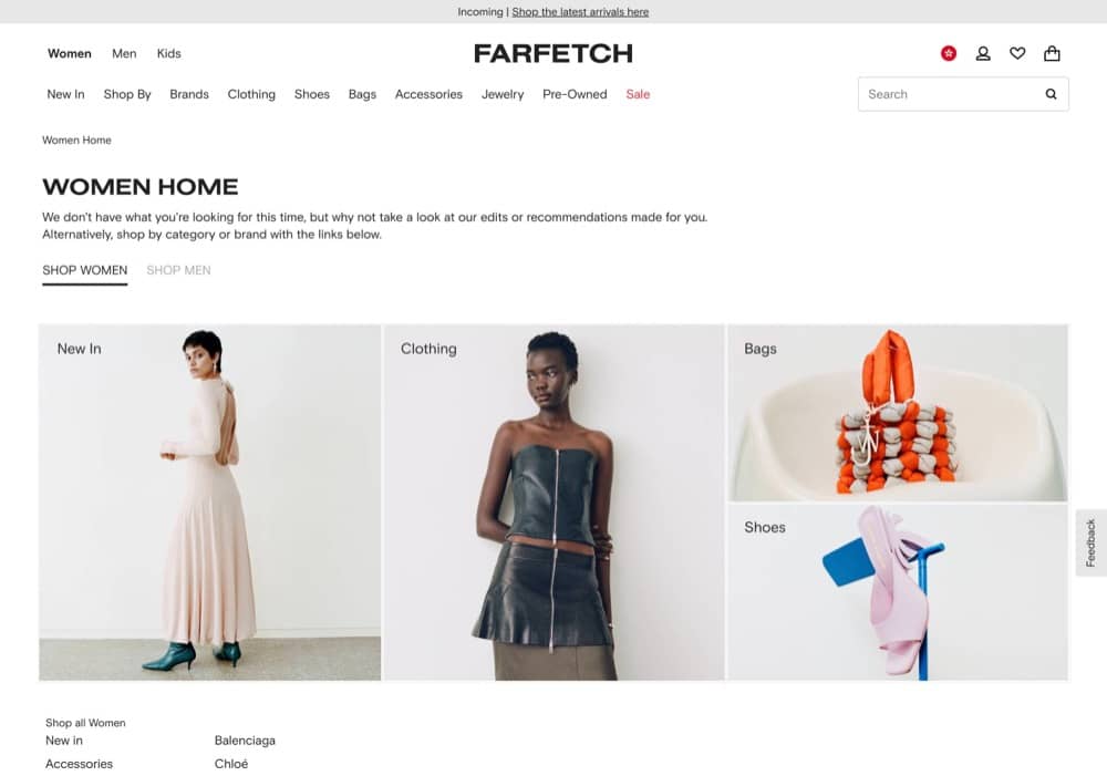 精選慳家人優惠推介：FARFETCH 3.8 女神節優惠：額外8折＞即刻去睇睇優惠詳情啦！