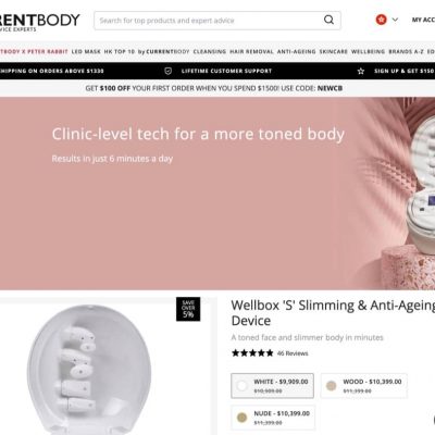 CurrentBody 香港官網 2023年3-4月優惠碼：Dr Arrivo/NuFACE/Clarisonic/YA-MAN勁減，平過豐澤