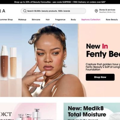 Sephora 精選美妝產品額外75折優惠碼