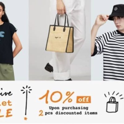 agnès b. 香港網店Outlet Sale 低至半價+折上折