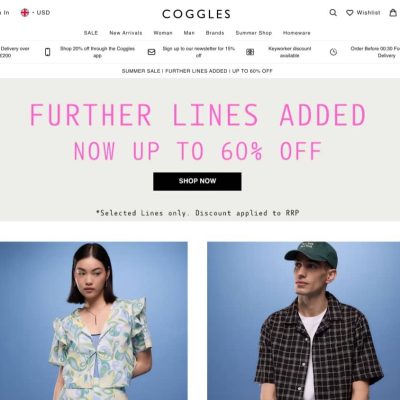 Coggles 獨家7折優惠碼