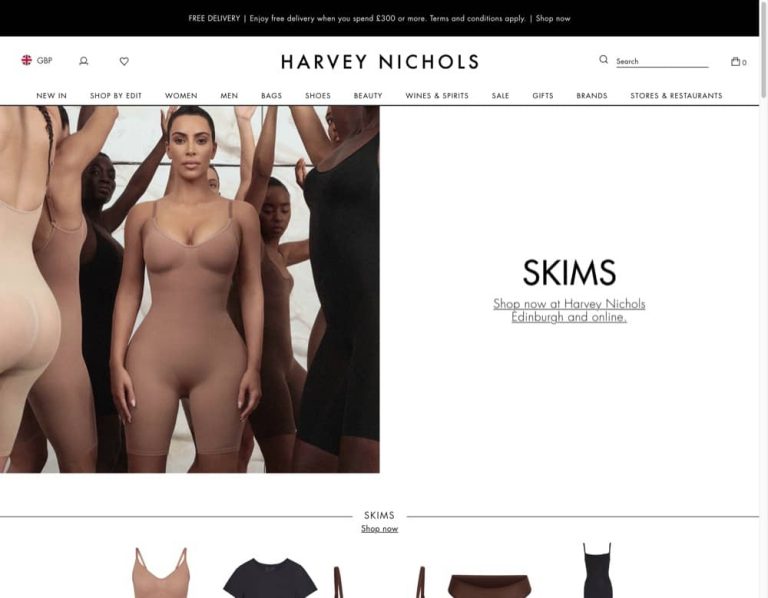 HARVEY NICHOLS 黃金周限時8折優惠碼