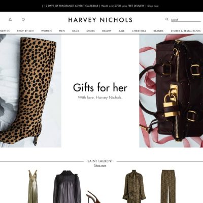 HARVEY NICHOLS 雙11限時78折優惠碼