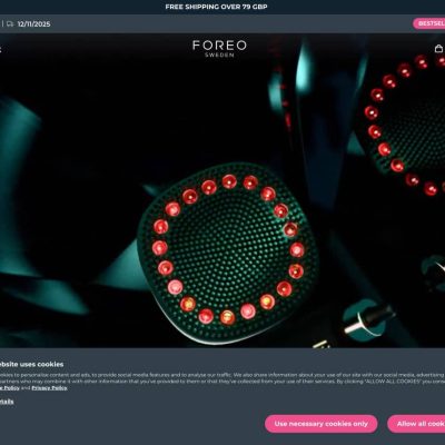 FOREO 黑五低至5折+65折優惠碼﻿
