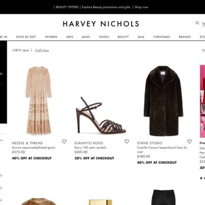 HARVEY NICHOLS Black Friday 限時6折優惠碼