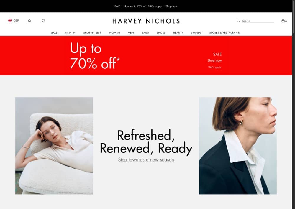 精選慳家人優惠推介：HARVEY NICHOLS 冬季折上折額外9折優惠碼＞即刻去睇睇優惠詳情啦！