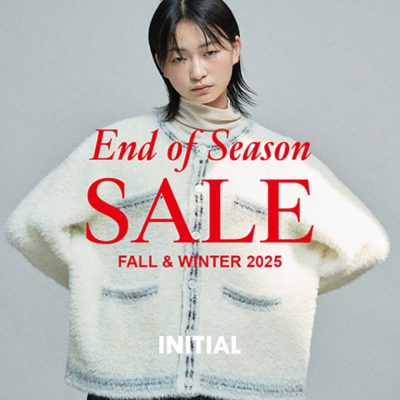 INITIAL Fashion 季末及特價大減價低至21折